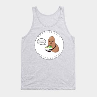 Aromantic Pride: Aggressively Inclusive Bean Tank Top